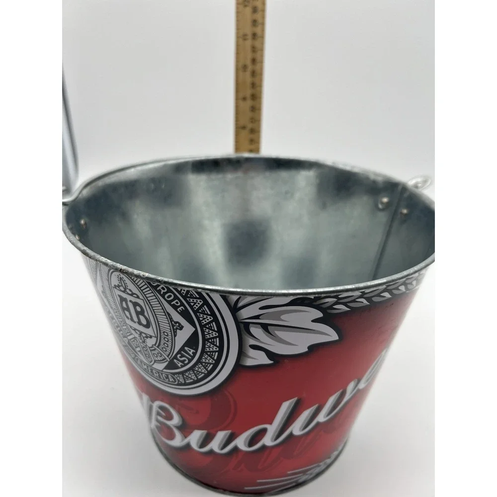 Budweiser‎ Beer 5 Qt Ice Pail For Drinks Beer Bottles Cans